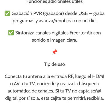 Cajita externa vivamax para tv - Img 112938435