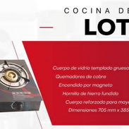 Cocina de 3 hornillas Lotus - Img 54830350
