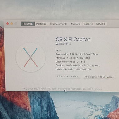Ganga vendo Vendo iMac en perfecto estado - Img 122256513