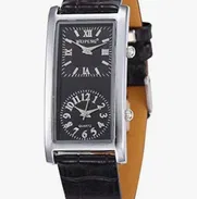 RELOJ ELEGANTE, EJECUTIVO CON DOBLE USO DE HORARIO. - Img 48311061
