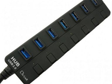 Regletas USB 3.0 de 4 y 7 puertos de excelente calidad y nuevas en caja - Img 64987268