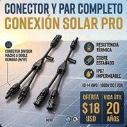 Conectores Solares en Y para MC4 Resistentes al Agua (IP67) - Img 54392662