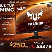 250USD Excelente monitor ASUS TUF GAMING VG1A 27" VG277Q1A/165HZ - Img 56540893