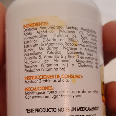 Suplemento alimenticio con Vitamina C para niños tabletas masticables - 2/2