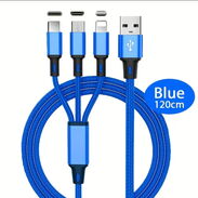 Cable Carga USB Para Samsung Universal 3 En 1 Cable De Cargador De Teléfono Celular Multifunción Cable De Carga - Img 44893738