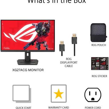ASUS ROG Strix de 27 QHD 2K 1440P 180Hz IPS rápido con AMD FreeSync (AMD Adaptive Sync) y compatible con G-Sync HDR400 - Img 122363091