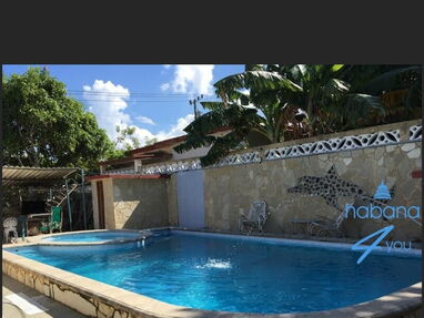 ✨Rento bella casa con piscina con 4 habitaciones climatizadas en la playa de Guanabo, Reservas x WhatsApp +5352463651✨ - Img 62973981