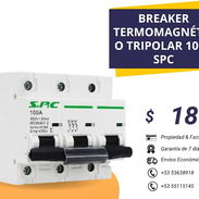 Breaker Termomagnético Tripolar 100A SPC - Img 57685987