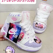 BOTAS JORDAN LILA Y ROSA GUERRERAS K-POP* PRECIO:22 USD # del 23 al 32 - Img 58451290