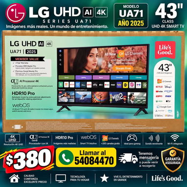Smart tv Samsung  de 43" U8000 4K UHD 2026 - 2/3