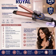 RIZADOR DE CABELLO ROYAL, NUEVO EN CAJA, ENTREGA DE FACTURA PARA SU GARANTÍA. VARIEDAD DE ARTÍCULOS PARA EL HOGAR - Img 57092354