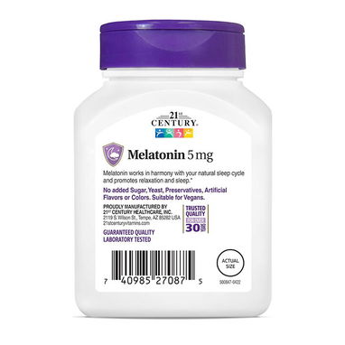 MELATONINA CENTURY 120 TABLETAS - Img 123162394
