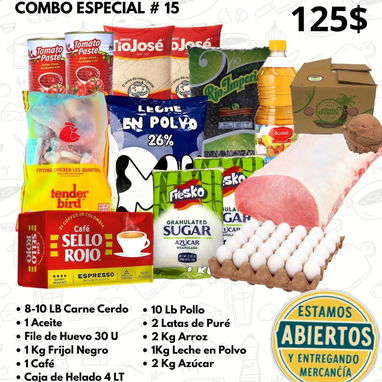 Combo de comida en la isla de la juventud, - 6/10