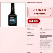 POTENCIADOR DE OCTANAJE . - Img 57927141