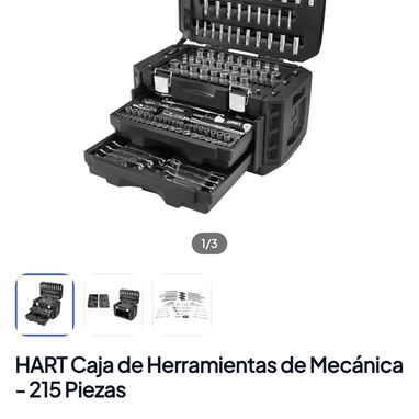 HART Caja de Herramientas de Mecánica - 215 Piezas - 4/4