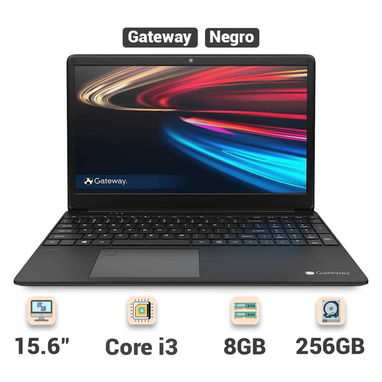 Laptop Gateway GWTN156-7BK 15.6" FHD i3-1115G4 3GHz 8GB RAM 256GB SSD Win 10 Home Negro ( Grado A ) - Img 126574541