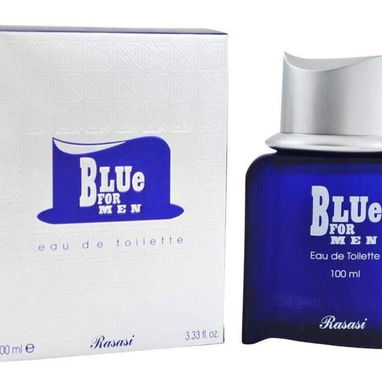 RASASI Blue Eau De Toilette Spray para hombre, 3.4 onzas.(valoración de 4.6 ⭐️ ) Marca-RASASI -Forma del producto-Líquid - 2/2