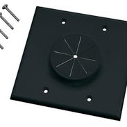 Placa de Pared Midlite 2GBK-GR2 Wireport – Gestión de Cables Profesional - Img 56463813