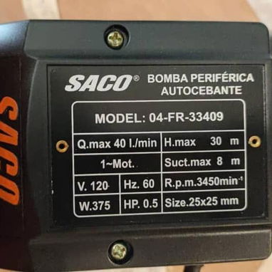 Bombas autocebantes SACO | AHORA‼️ - 3/3