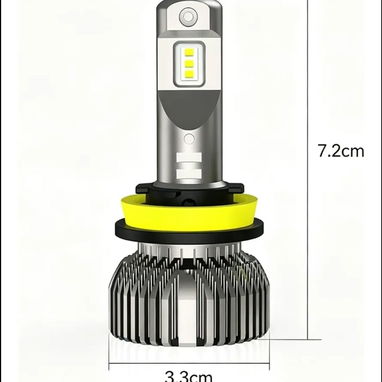 BOMBILLOS LEDS H7 PAREJA - 3/4