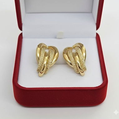 Aretes de oro 10k de fabrica - Img 121163574