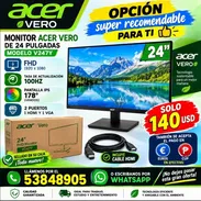 TU MONITOR PREFERIDO LO OBTIENES AQUÍ DE 24 " MARCA ACER MODELO V247Y SELLADO EN CAJA - Img 58050704
