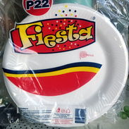 Platos de Poliestireno de 22cm. Platos desechables para fiestas y eventos. - Img 56655023