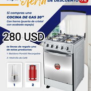 Cocina, Fogón de gas de 20", horno eléctrico, con magneto, somos mipyme, 50796221 TLF - Img 51463634