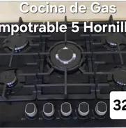 Cocina de Gas Empotrable 5 Hornillas. ROYAL. Domicilio Incluído en Toda La Habana - Img 49661516