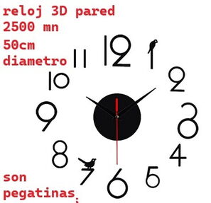 Relojes 3D 50cm de diametro - Img 58666433