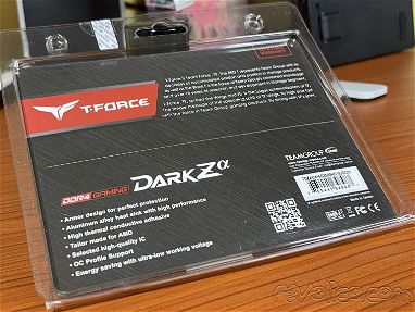 Memoria DDR4 TEAMGROUP T-Force Dark Z Alpha DDR4 16 GB (8GB x 2) - Img 67891540