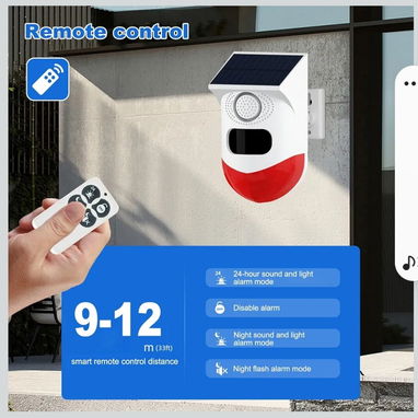 Alarmas para exteriores e interiores especiales para proteger los paneles solares. Telf 58059698 - 4/4