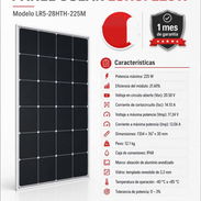 Panel solar de 225what - Img 55875380