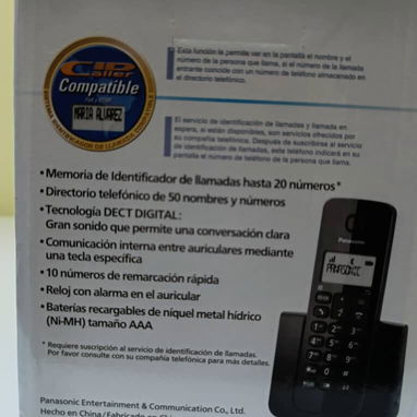Teléfono inalámbrico Panasonic de 2 bases nuevo a estrenar por usted - Img 85121498