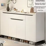 Zapateras de madera importadas nuevas en caja - Img 58189556