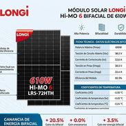 Panel solar longi 610 watt - Img 56472743