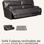 Sofá Reclinable de cuero - Img 55374143