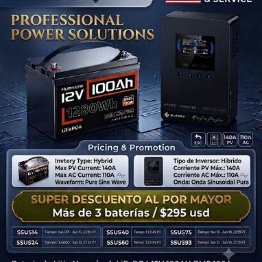 ⚡ ¡EQUIPOS DE RESPALDO Y ENERGÍA SOLAR DISPONIBLES PRÓXIMAMENTE! ⚡ Olvídate de los apagones con este combo de alta efici - 3/3