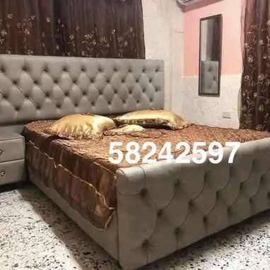 Camas capitoneadas con pielera - 3/4