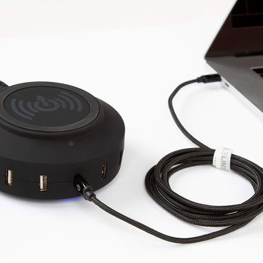 ChargeHub X5+ Elite 3005, cargador inalámbrico Qi de 5 W y estación de carga USB de 54 W con 5 53274327 - Img 102992518