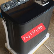 LAVADORA 7 KG SEMIAUTOMÁTICA MILEXUS NEGRA - Img 54195487