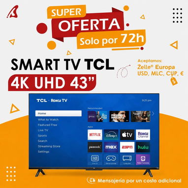 Smart TV TCL 50” pulgadas Fire TV - Img 125293698