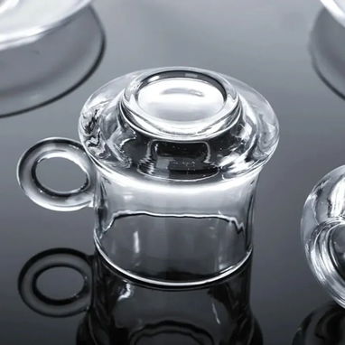 ☕ Juego de 6 Tazas de Vidrio con Asa – Elegantes y Resistentes - Img 122189777