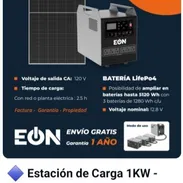 Estación De Energía 1KW  1280wh/1000w Con Panel Solar - Img 55703450