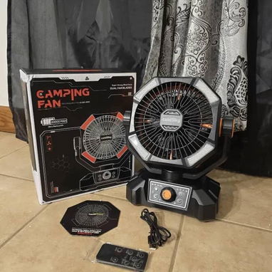 VENTILADOR PORTÁTIL CAMPING FAN 20.000 mAh - 2/4