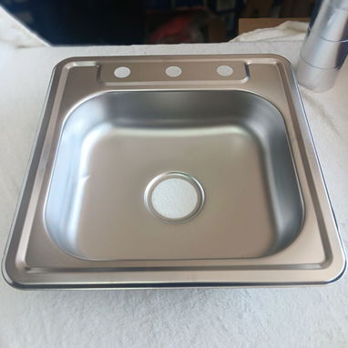 Fregadero Inoxidable 49cm, Fregadero Acero 49cm Largo 49cm Ancho 10cm . - 2/3