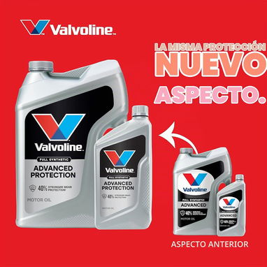 Aceite sintético avanzado SAE 10W-30 para motor Valvoline y Mobil 1,  1 cuarto de galón - 8/9