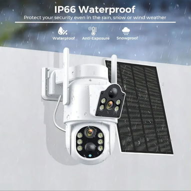 Cámara Solar inteligente 2 lentes 4K Wifi - 6/6