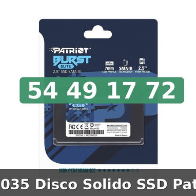 SSD Patriot 120gb - 2/3