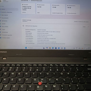 Laptop Lenovo ThinkPad Intel Core L450 i5 8va gene - Img 125976493